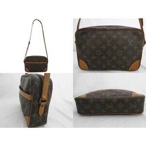 Louis Vuitton Trocadero Canvas Monogram Crossbody Bag Brown Shoulder